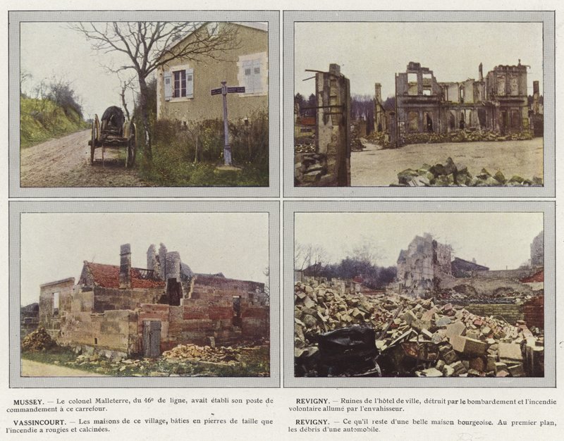 Mussey, Revigny, Vassincourt, Revigny door Jules Gervais Courtellemont