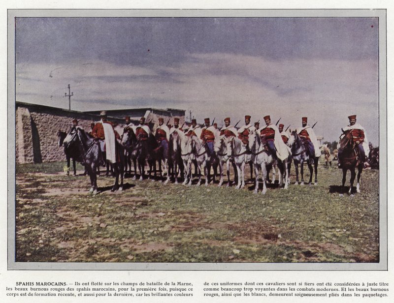 Marokkaanse Spahis door Jules Gervais Courtellemont