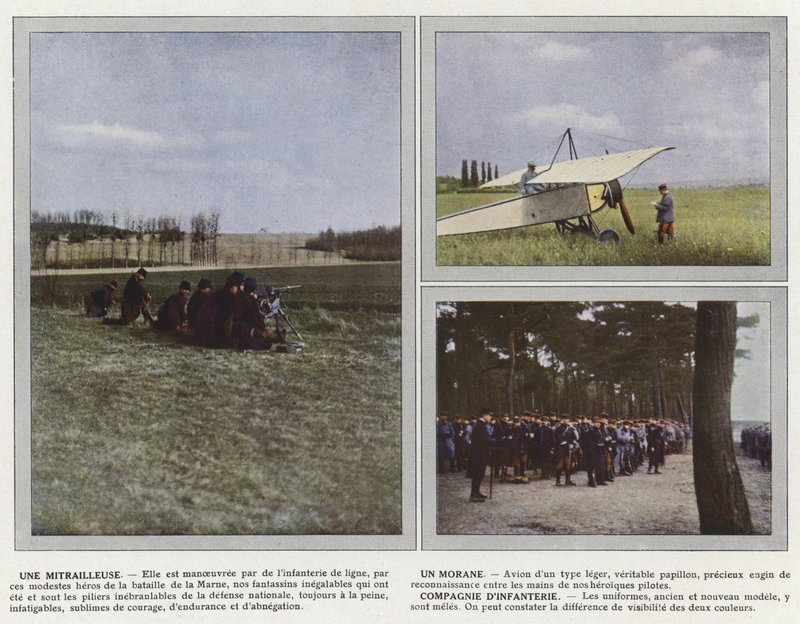Een Mitrailleuse, Een Morane, Compagnie D