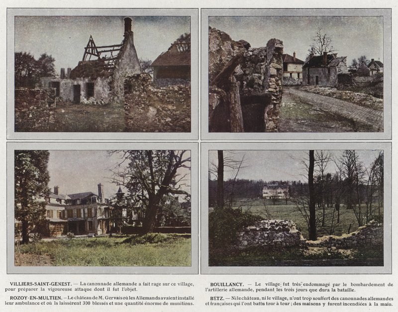 Villiers-Saint-Genest, Bouillancy, Rozoy-en-Multien, Betz door Jules Gervais Courtellemont