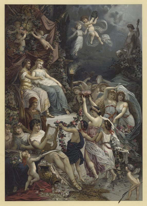 Illustratie voor Een Midzomernachtsdroom door Julius Hoeppner