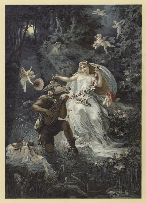 Illustratie voor Een Midzomernachtsdroom door Julius Hoeppner