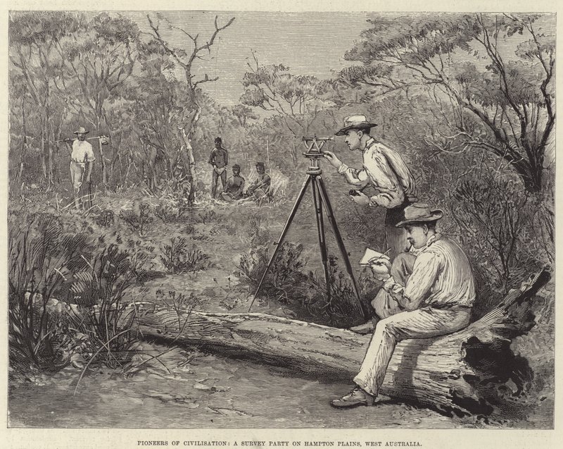 Het land van de gouden klomp, Hampton Plains door Julius Mandes Price