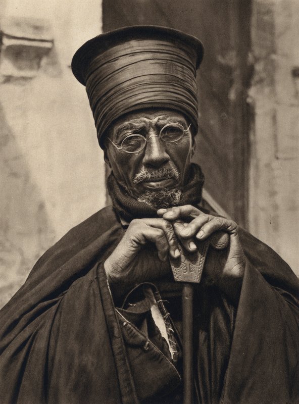Jeruzalem, Abessijnse priesters door Karl Grober