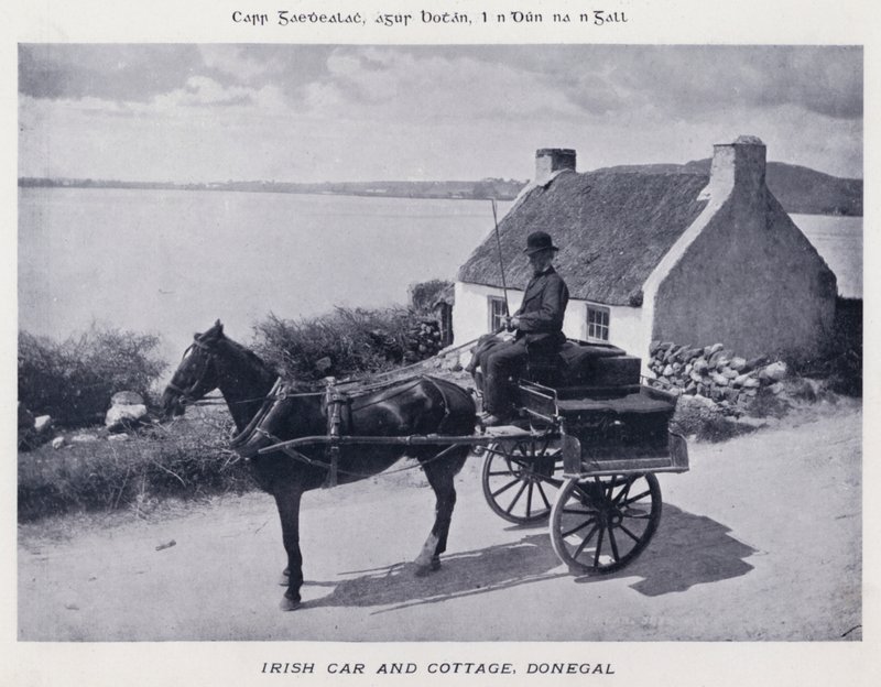 Ierse Kar en Cottage, Donegal door Karl Karlovich Piratsky