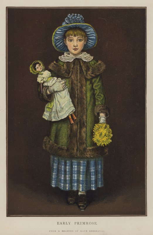 Vroege Sleutelbloem door Kate (after) Greenaway