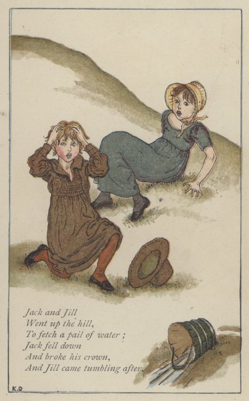 Jack en Jill door Kate (after) Greenaway