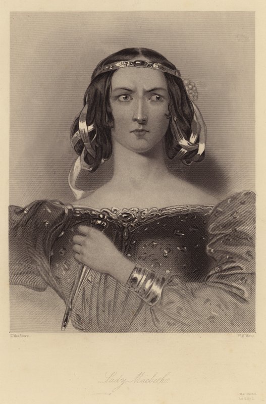 Shakespeare: Macbeth, Lady Macbeth, Act 2, Scene 2 door Kenny Meadows