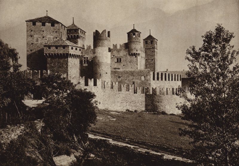 Italië: Castello Fenis, Val d