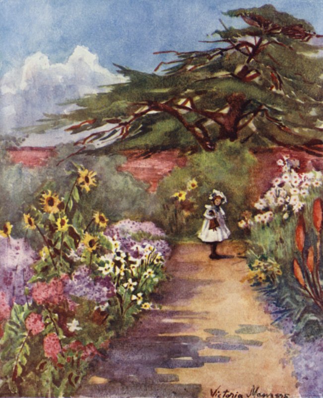 Oude Engelse tuin, Brockwell Park door Lady Victoria Marjorie Harriet Manners