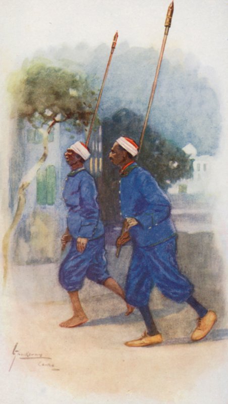 Mensen van Egypte: Lampaanstekers, Illi walla el Lumad door Lance Thackeray