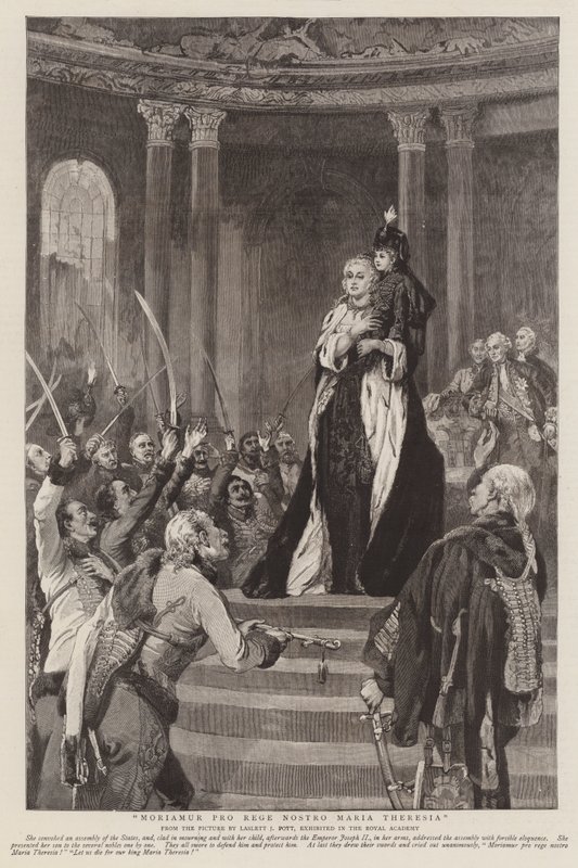 Moriamur pro rege nostro Maria Theresia door Laslett John Pott