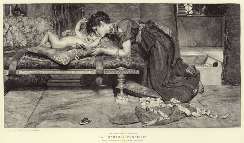 Een aards paradijs door Lawrence Alma-Tadema