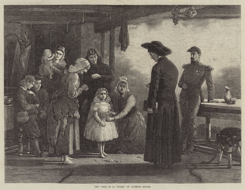 Het feest van de Maagd door Lawrence Duncan