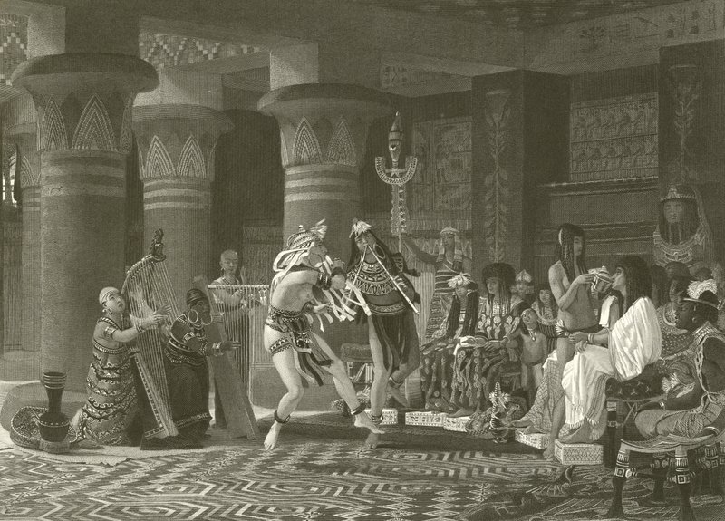 Vrijetijdsbesteding in het oude Egypte door Lawrence Alma Tadema
