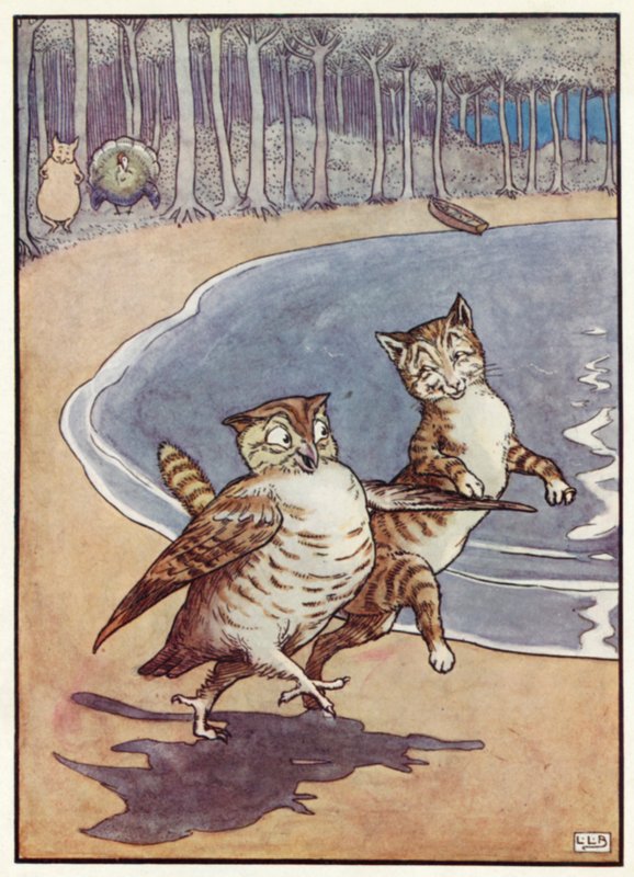 De Uil en de Pussy-Cat door Leonard Leslie Brooke