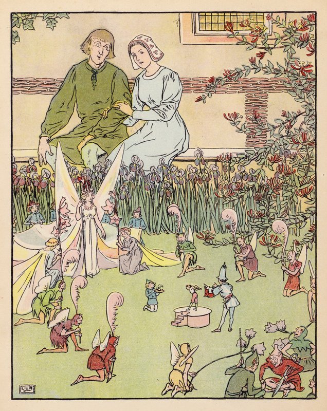 Illustratie voor Klein Duimpje door Leonard Leslie Brooke