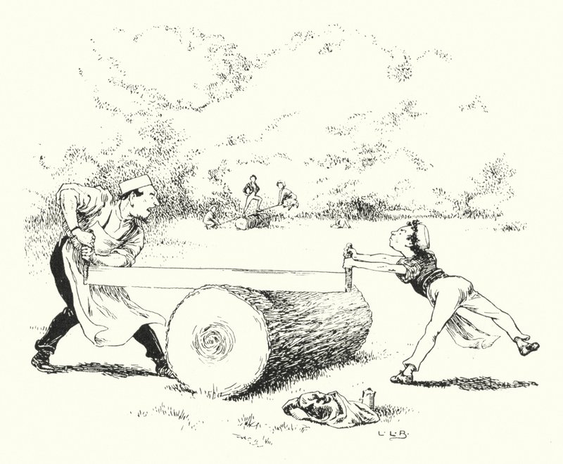 Zie, zaag, Margery Daw door Leonard Leslie Brooke