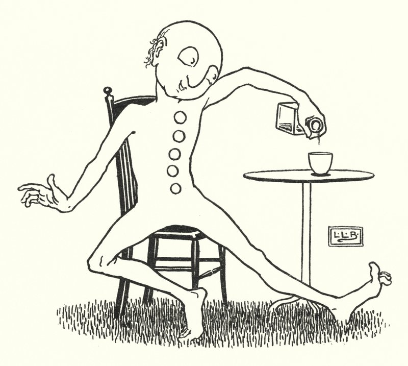 De Pobble die geen tenen heeft (litho) door Leonard Leslie Brooke