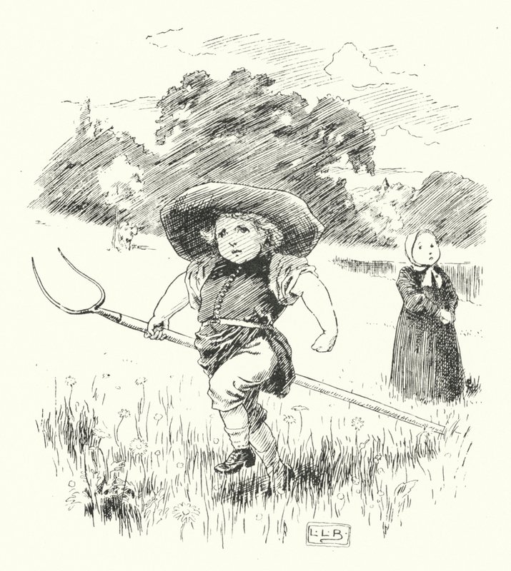 Willy jongen, Willy jongen, waar ga je heen (gravure) door Leonard Leslie Brooke