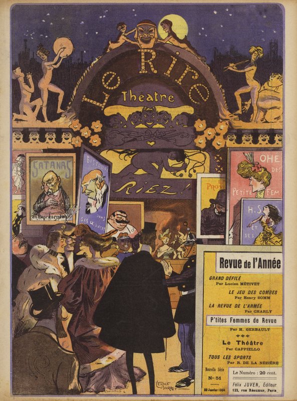 Illustratie voor Le Rire door Leonce Burret