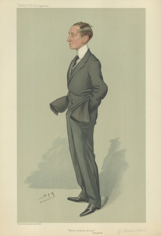 Mr G Marconi door Leslie Matthew Ward