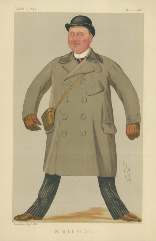 De heer Harry Leslie Blundell McCalmont door Leslie Matthew Ward