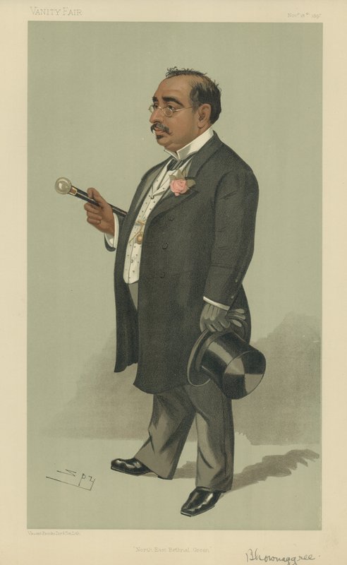 Mr Mancherjee Merwanjee Bhownagree door Leslie Matthew Ward