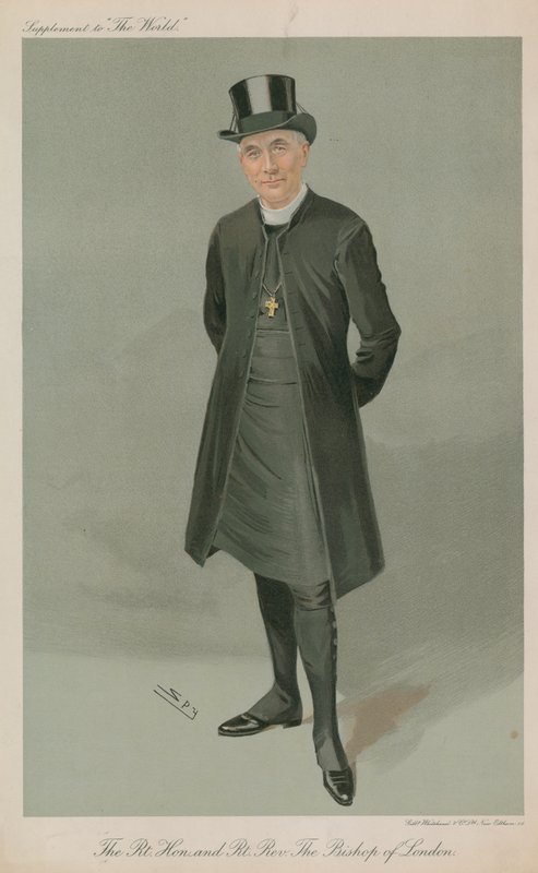 Portret van de bisschop van Londen door Leslie Matthew Ward