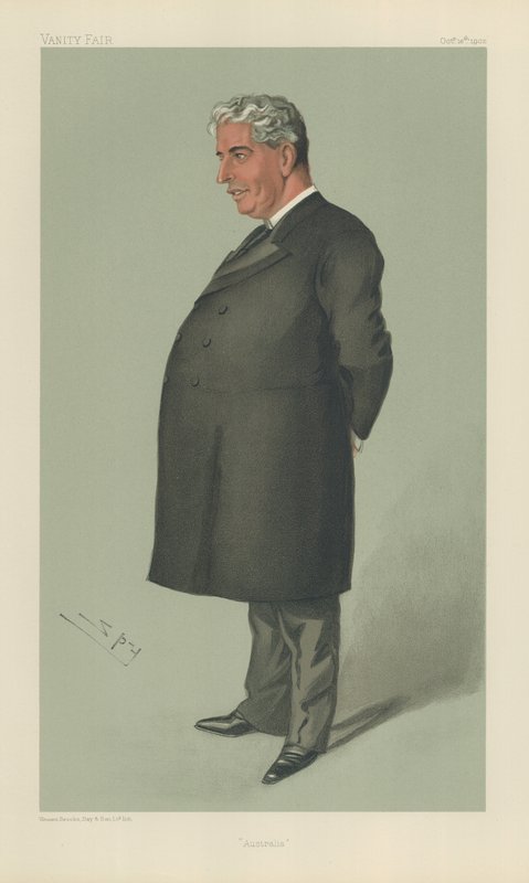 Sir Edmund Barton door Leslie Matthew Ward