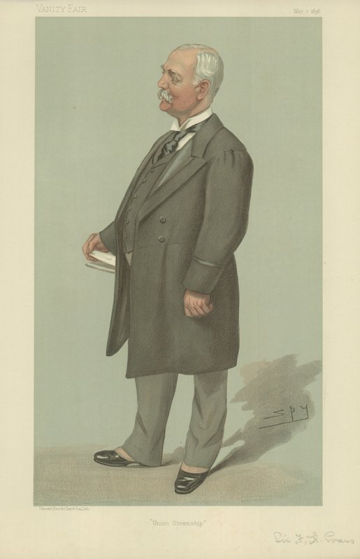 Sir Francis Henry Evans door Leslie Matthew Ward