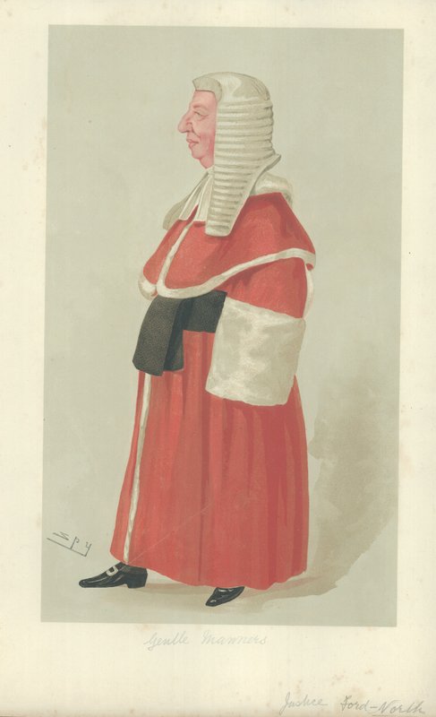 De Eerwaarde Sir Ford North door Leslie Matthew Ward