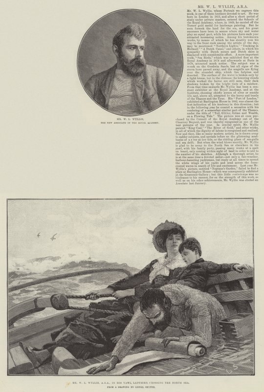 De heer W L Wyllie door Lionel Percy Smythe