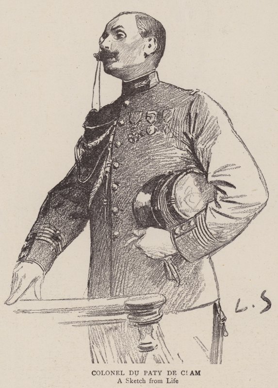 Kolonel du Paty de Clam door Louis Remy Sabattier