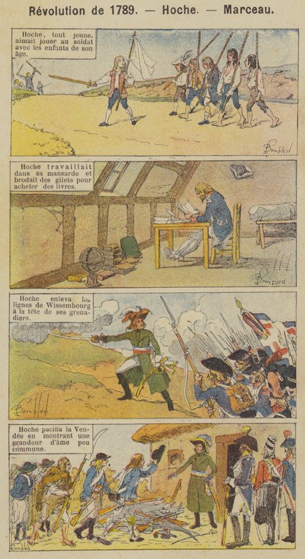 Revolutie van 1789, Hoche, Marceau door Louis Charles (after) Bombled