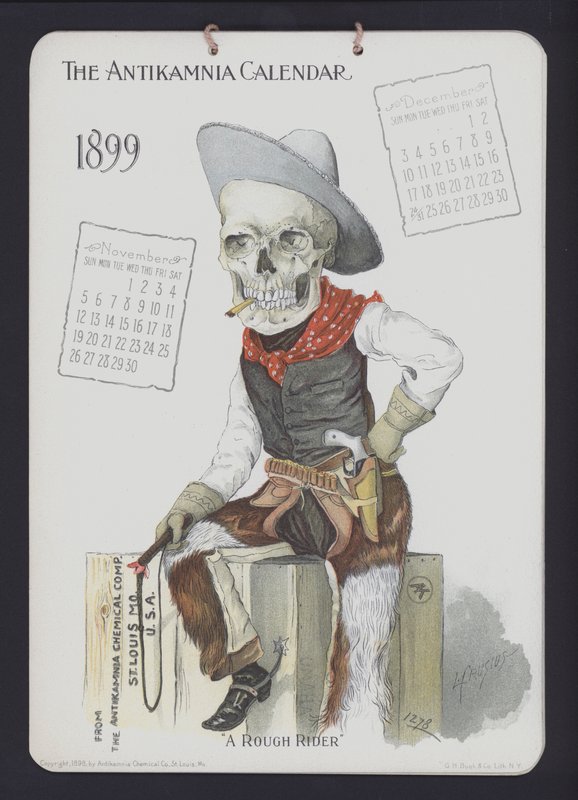 Illustratie voor Antikamnia Kalender, 1899 door Louis Crucius or Crusuius