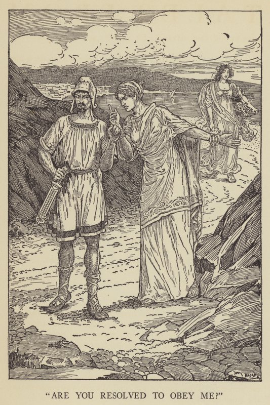 Ben je vastbesloten mij te gehoorzamen? door Louis John Rhead