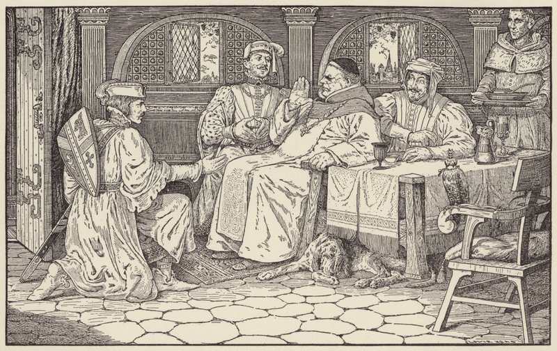 Ik kom om je te vragen of je me een beetje respijt wilt geven door Louis John Rhead