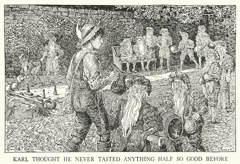 Karl dacht dat hij nog nooit iets zo lekkers had geproefd door Louis John Rhead