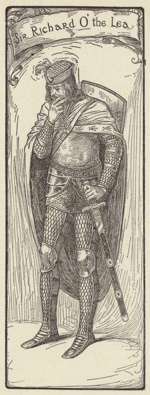 Sir Richard O de Lea door Louis John Rhead