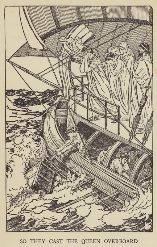 Dus gooiden ze de koningin overboord door Louis John Rhead