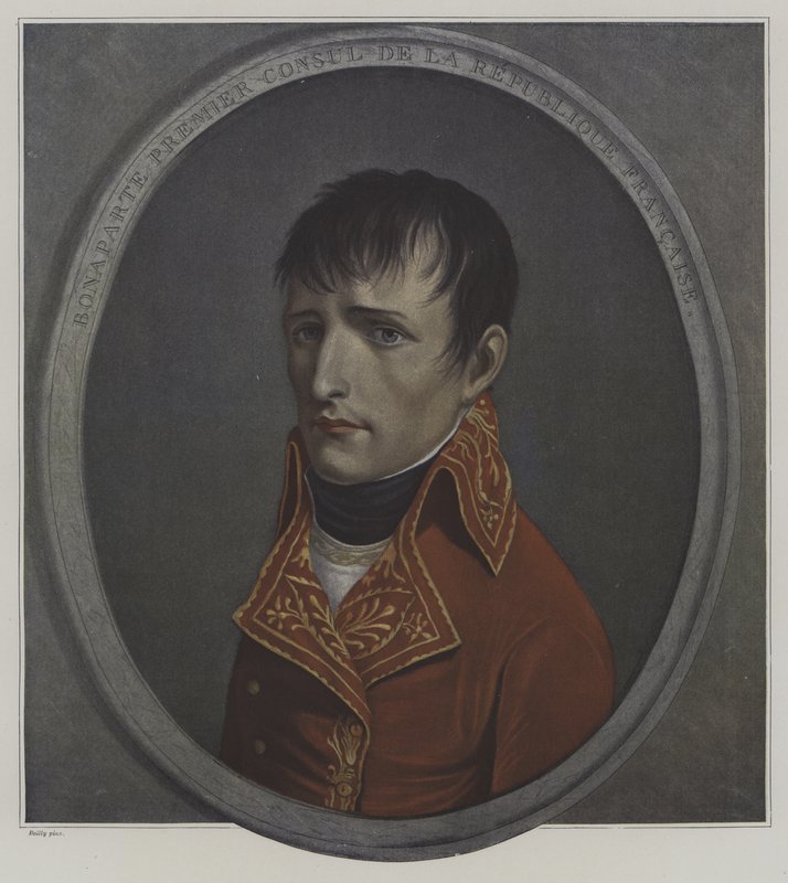 Napoleon Bonaparte, Eerste Consul van de Franse Republiek door Louis Leopold after Boilly