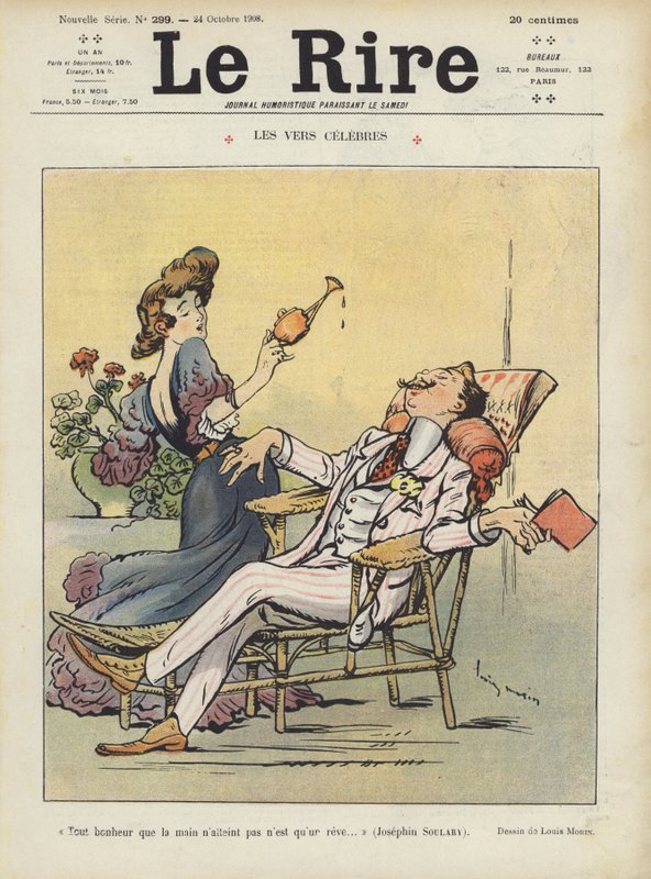 Illustratie voor Le Rire door Louis Morin