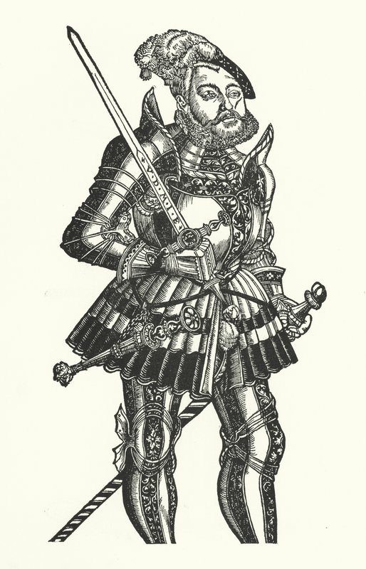 Johann Frederik I, keurvorst van Saksen door Lucas the Elder (after) Cranach