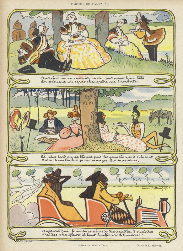 Illustratie voor Le Rire door Lucien Metivet