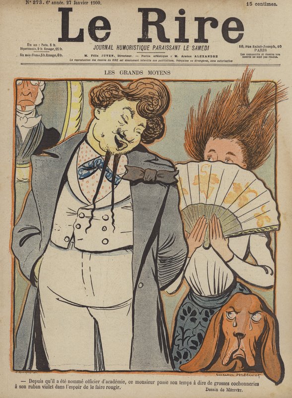 Illustratie voor Le Rire door Lucien Metivet