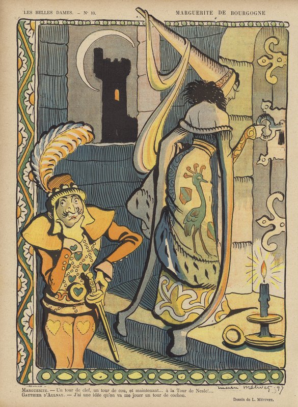 Illustratie voor Le Rire door Lucien Metivet