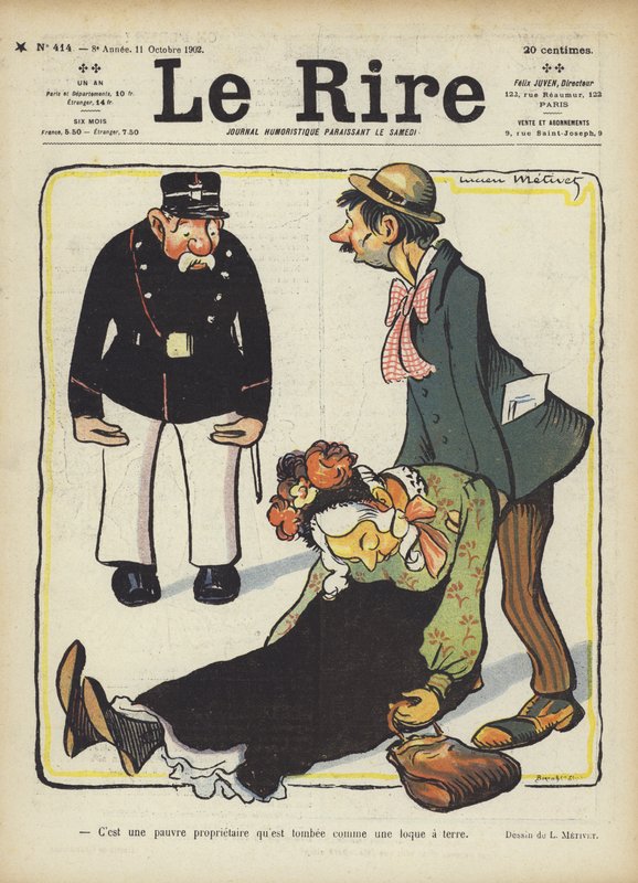 Illustratie voor Le Rire door Lucien Metivet