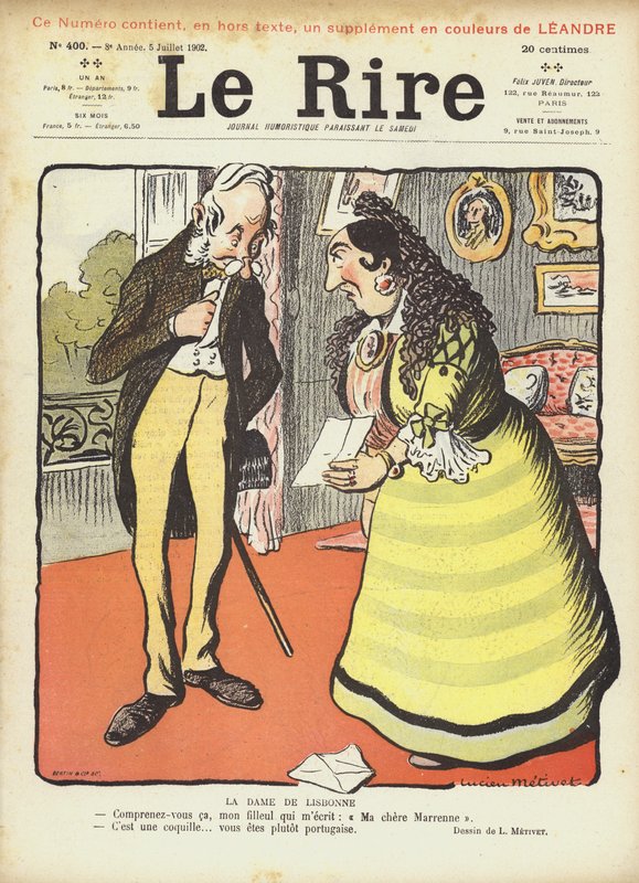 Illustratie voor Le Rire door Lucien Metivet