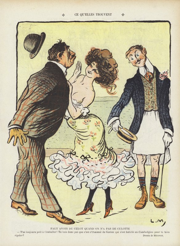 Illustratie voor Le Rire door Lucien Metivet